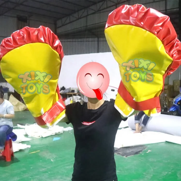 XIXI Customized Giant PVC boxing gloves for inflatable boxing arena game
