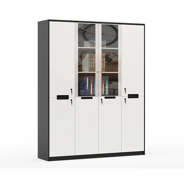 Hot sale contemporary wooden furniture office storage cupboards