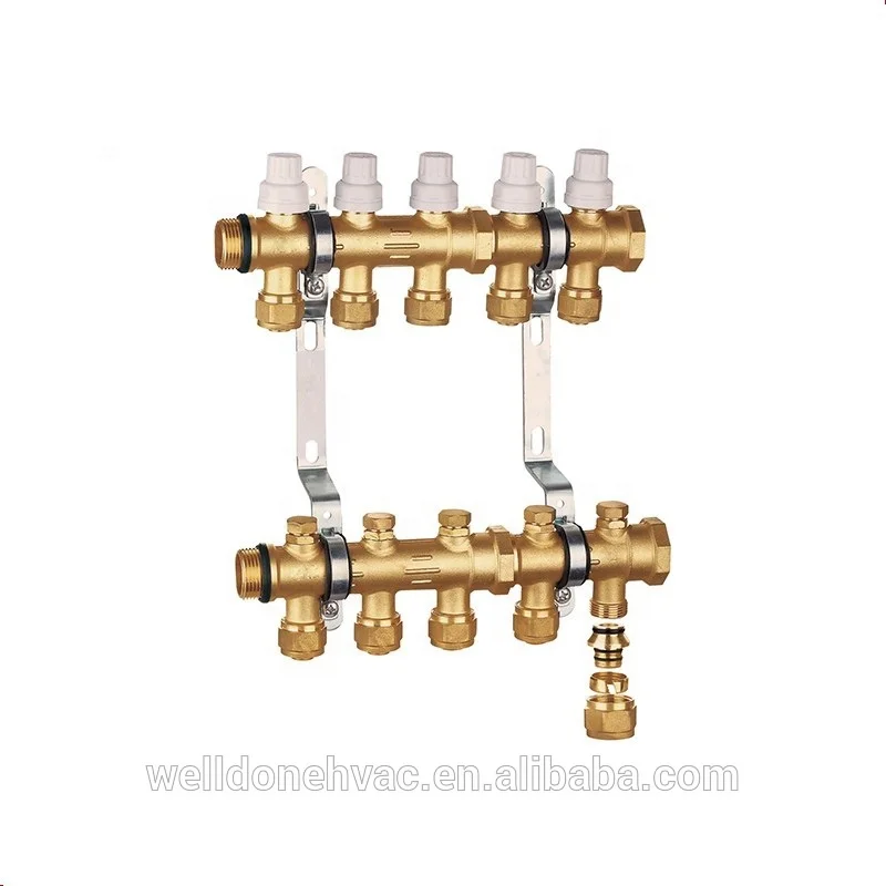 hot sale brass Manifold with automatic air release in welldone company