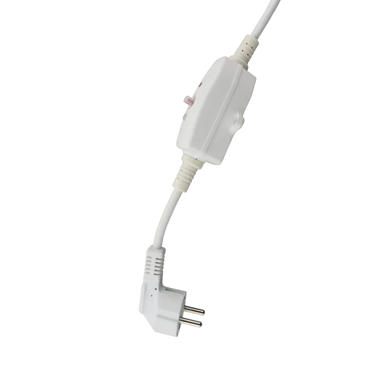 GFCI Replacement Plug Assembly 3-Prongs with Ground Fault Circuit Interrupter Safety RCD Protection