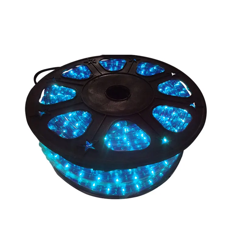 2020 ПВХ водонепроницаемая разноцветная недорогая очень плоская светодиодная веревка, светодиодная веревка