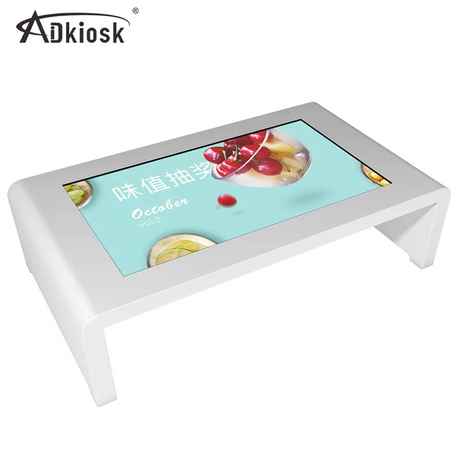 magic table with interactive multi touch  screen smart  table for family