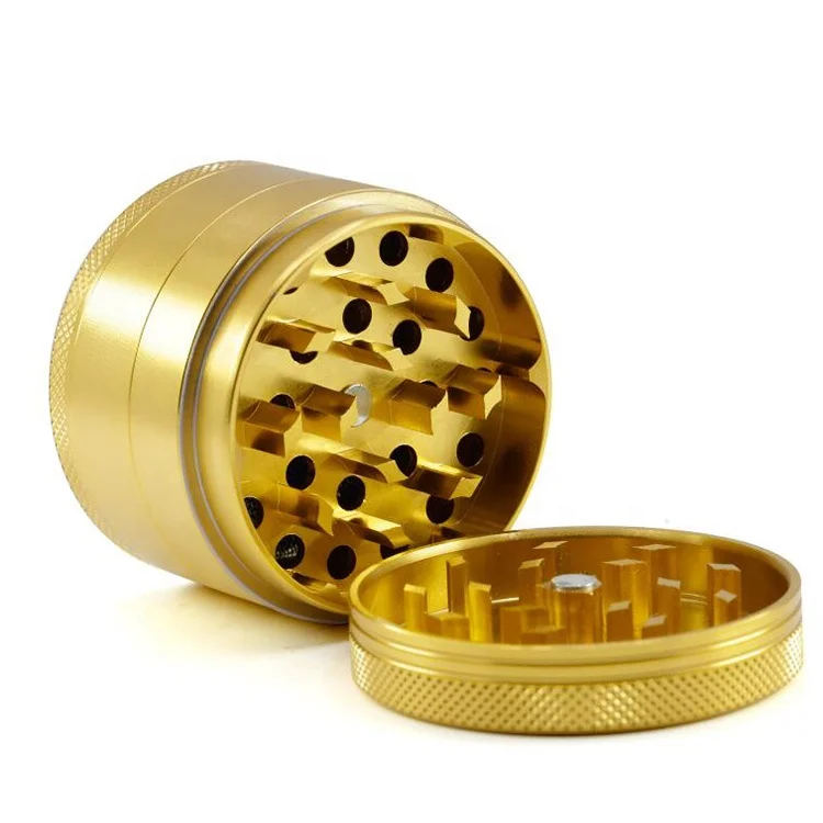 Лучшее качество США травяная дробилка высокого качества 75 мм 4 части алюминиевая с сильным магнитом