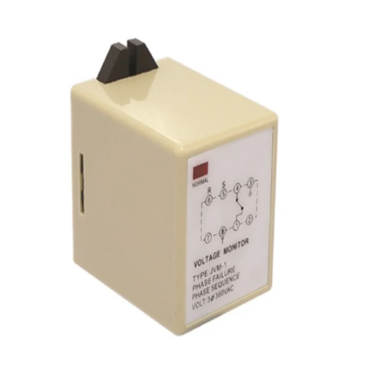 Miniature Product Three Phase AC380V/50Hz voltage unbalance JVM-1 Phase Failure Relay AC Sealed Relay
