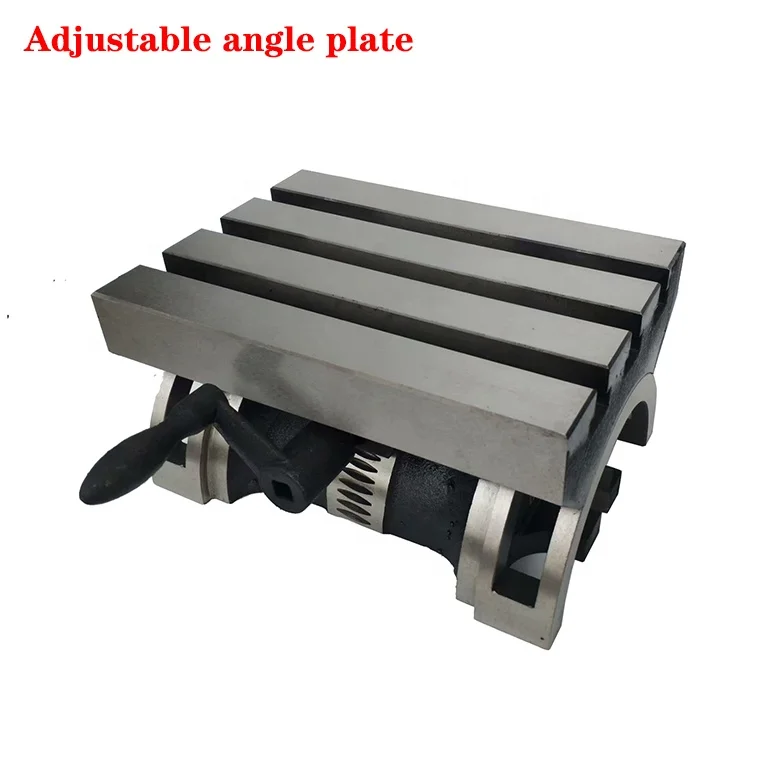 Adjustable angle plate/table for milling and drilling machine 7inch 130*180MM