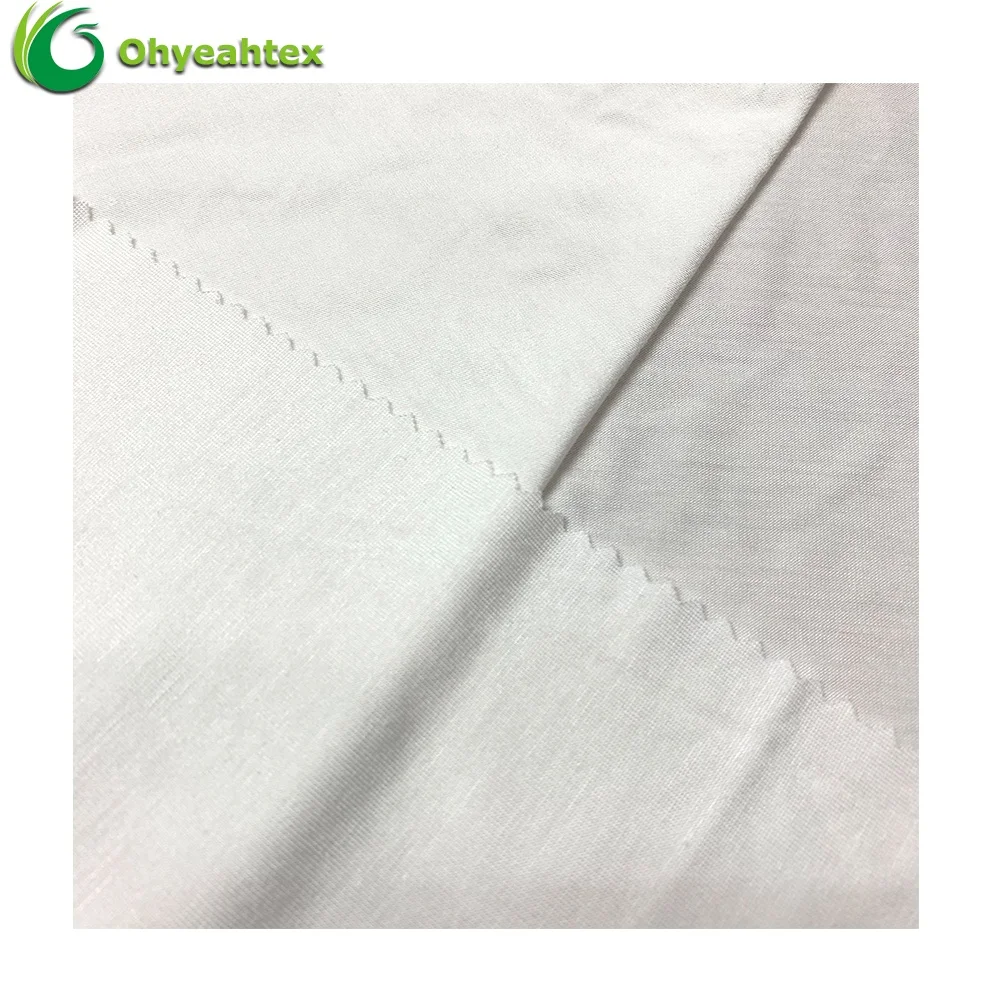 
Eco-friendly and Breathable Knit 100% Bamboo Jersey Natural Bamboo Fabric For Newborn 