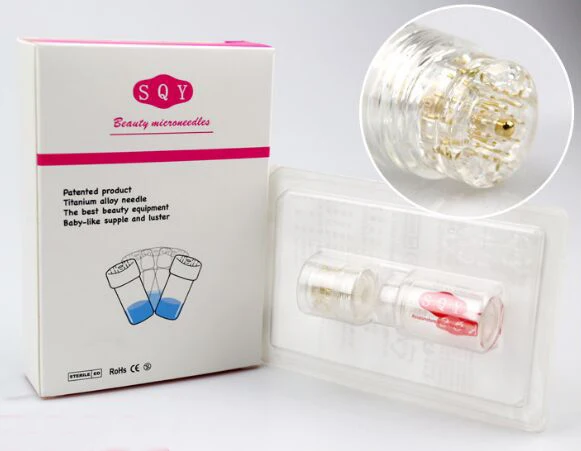 
micro derma needle stamp with 20 titanium needles 