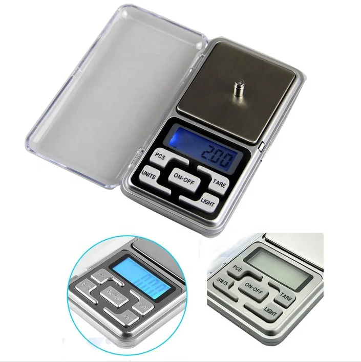 Electronic LCD Display Mini Digital Scales 100/200/300/500gX0.01g Pocket Jewelry Weight Scales High Accuracy Weigh Balance Scale