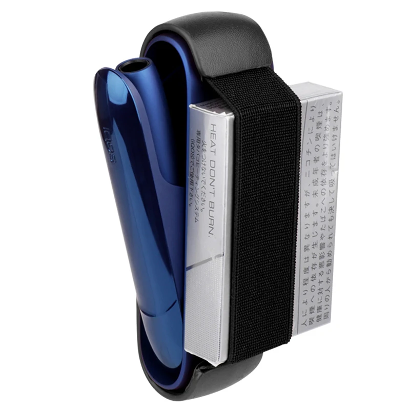 
multi color PU Leather Storage Clip Protective Cover for use with IQOS 3.0 Portable Cases red blue black wholesale 