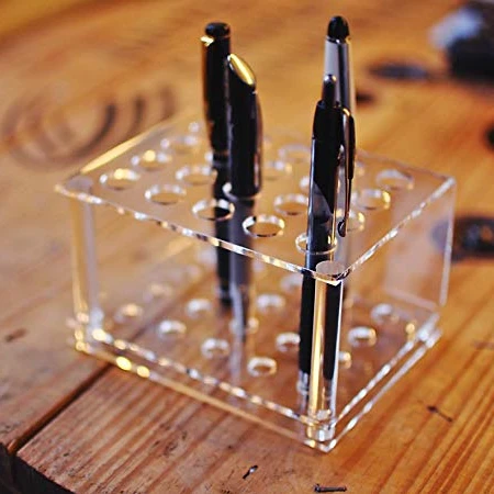 Display Holder Clear Acrylic Ballpoint Pen Shelf