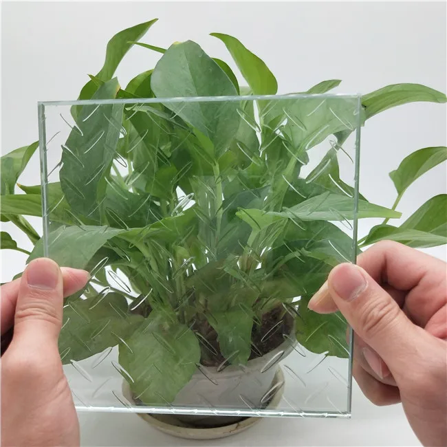 Новейшее ультра прозрачное противоскользящее стекло для пола легко очищающее