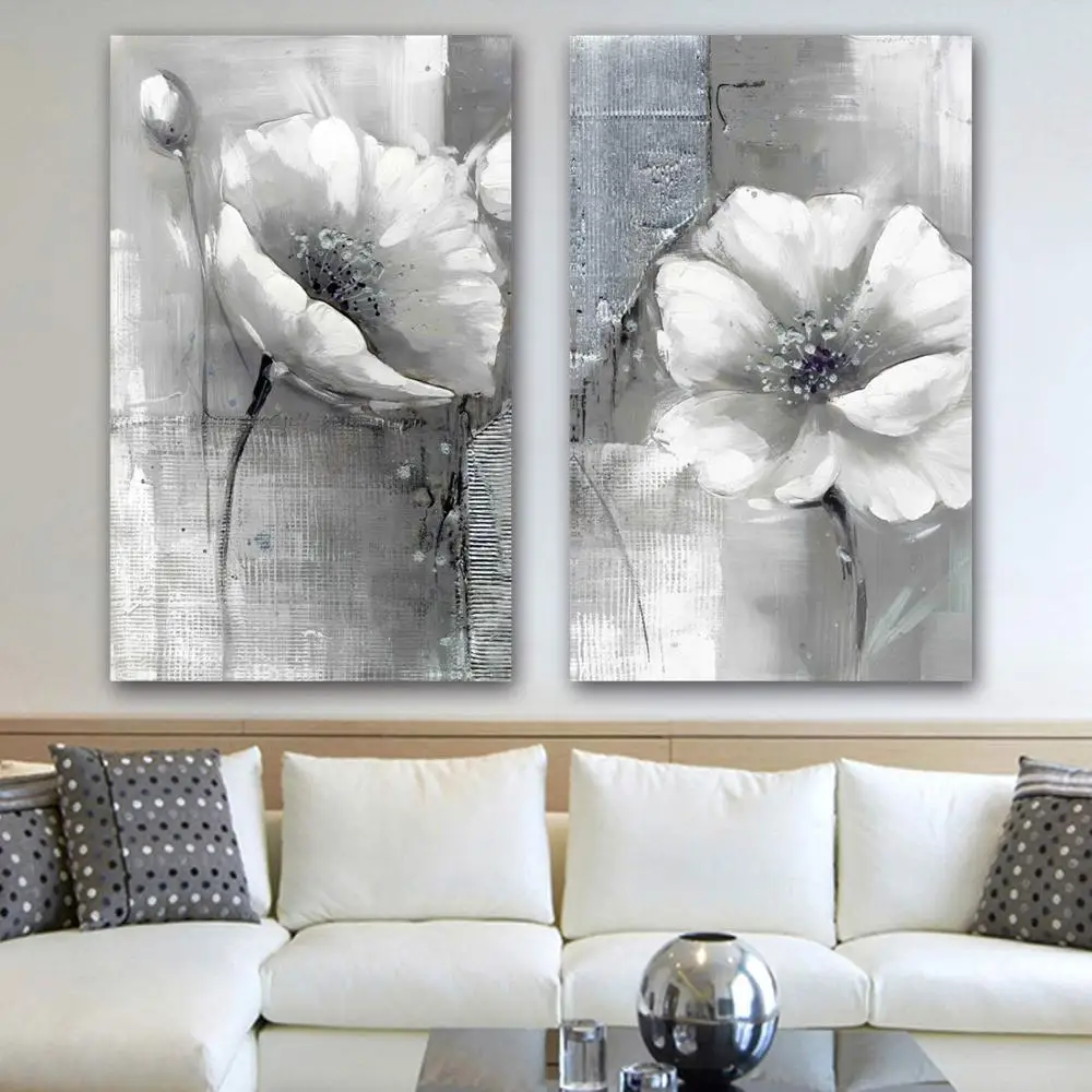 Оптовая продажа, 2 панели, холст, настенное искусство, Современная Настенная картина, абстрактное художественное полотно, настенное искусство