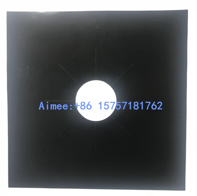 
4 pcs 27x27cm black Gas Stove Burner Covers non Stick Mat keep clean stove protectors for Kitchen/Cooking 