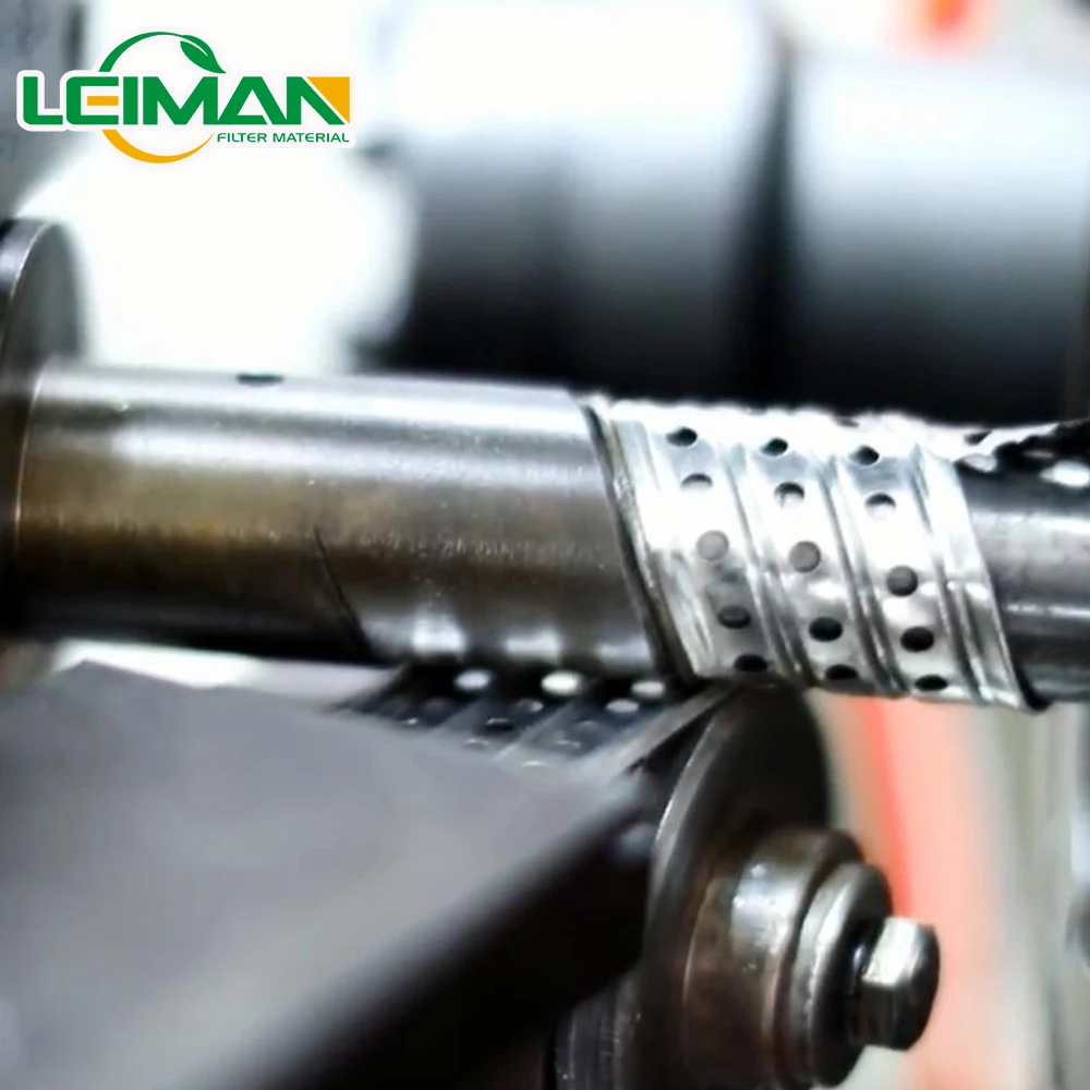 Car oil filter production machine line