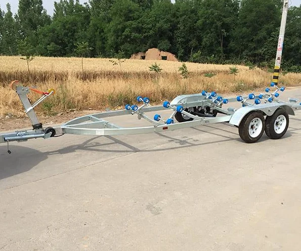 2019 новая модель завода и поставка от производителя оцинкованный Лодочный Прицеп со сталью