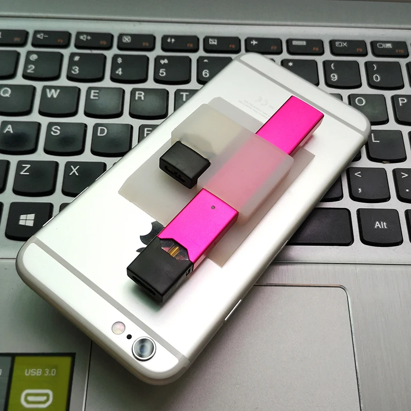 
Newest silicone cell phone double holder vape accessories for juu device pods 