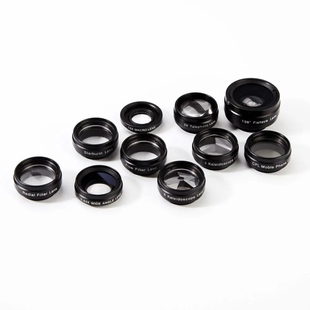 
Deetin For iPhone 6 6s Plus Samsung S7 Mobile Phone lenses Lenses for Smartphone Clip Micro Lens Fisheye Zoom for Smartphone 