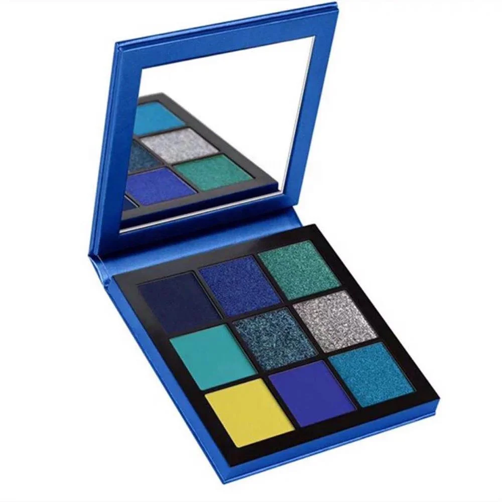 Free sample  private label cosmetic high pigment long lasting colorful shimmer eyeshadow