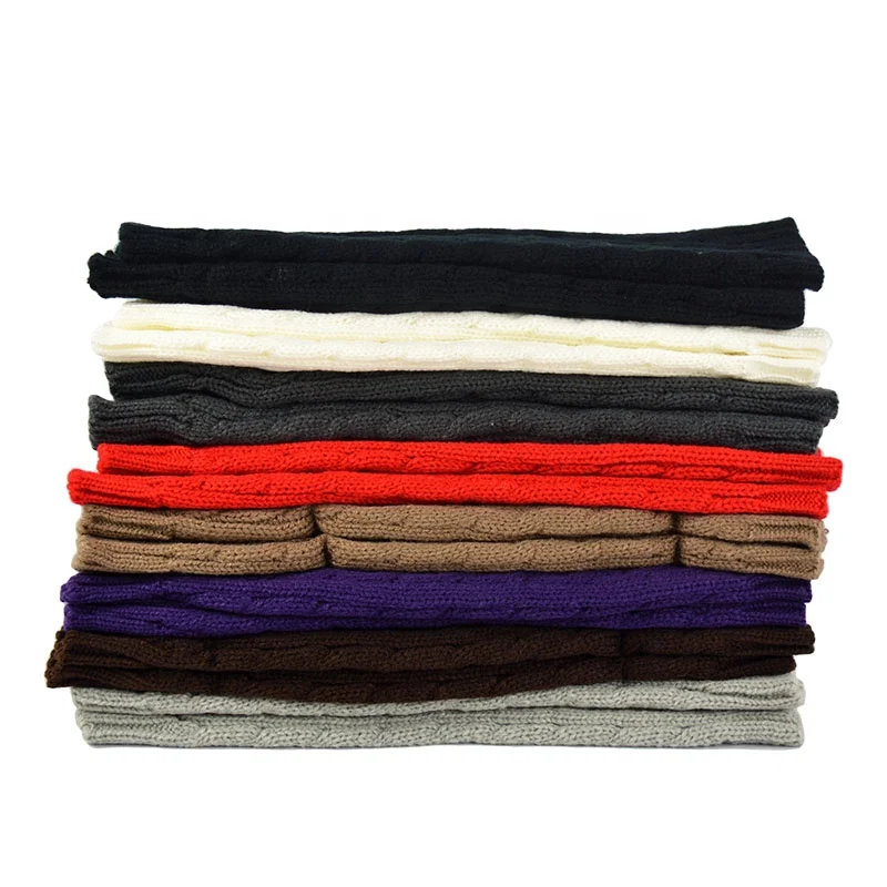 Best Selling Fashion Cycling Knitted Cotton Comfortable Warm Men And Women Half-finger Hand Gloves