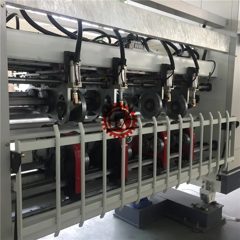 European quality corrugated wallpaper carton slitter scorer machine