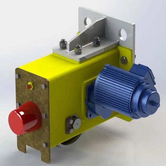 Customized end carriage crane in bridge cranes with electric motor