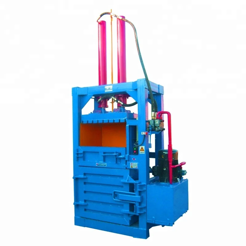 
Cotton Baler Machine With 80ton Pressure Textile Used Clothing Baler 