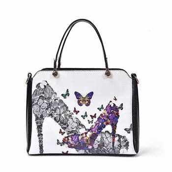 OEM women tote bag wholesale wholesale handbag suppliers custom printing cartoon girl tote bag