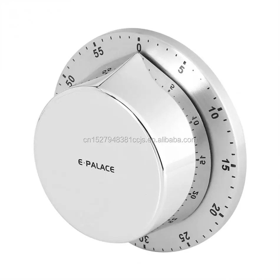
stainless steel Mechanical Kitchen Timer Loud Alarm Sound with Magnet Base 