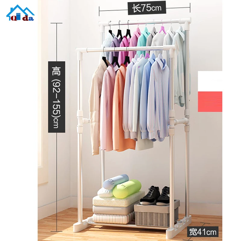 
Portable Stainless Steel Cloth Hanger For Shops Cloth Drying Rack 
