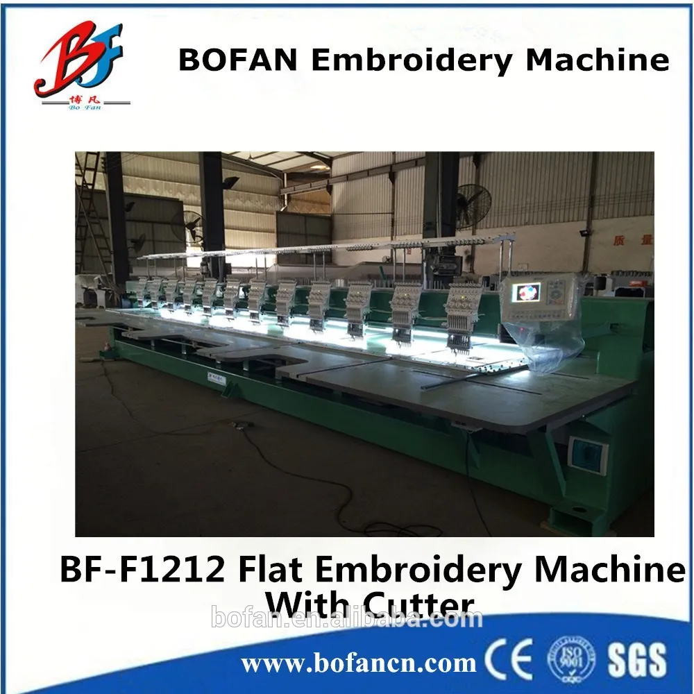 12 иглы 12 головок BF-F1212 горячая распродажа без каблука tajima вышивка машины ценой