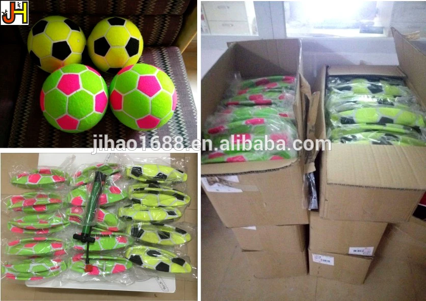 Inflatable sticky soccer balls inflatable stick football for darts of unground