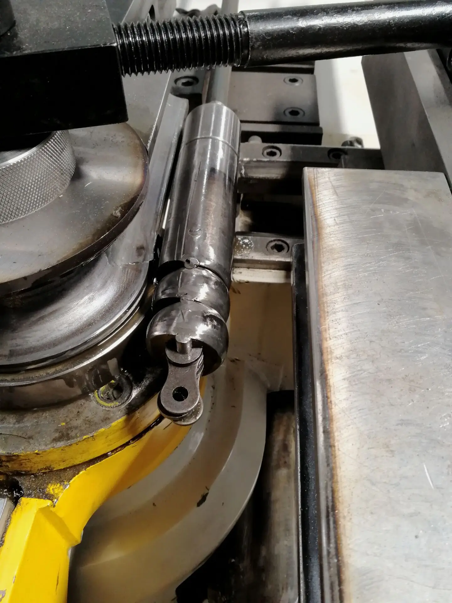  Automatic DW75NC mandrel profile hydraulic aluminum copper stainless steel exhaust square tube bender pipe bending