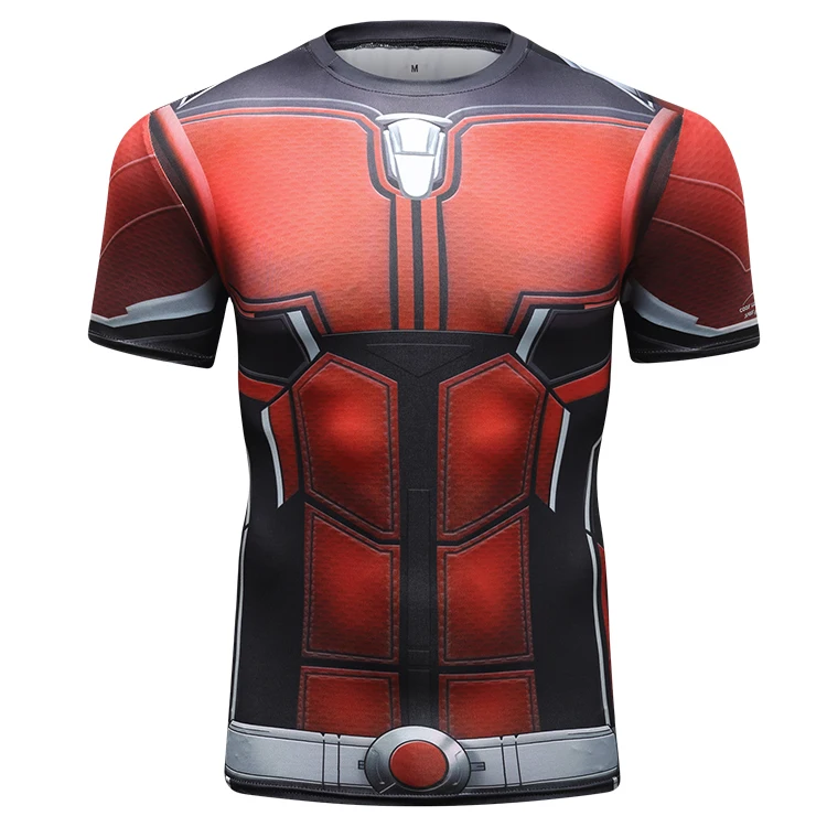New Movie Superhero Clothing Men Sports 3d print Sports T Shirrs