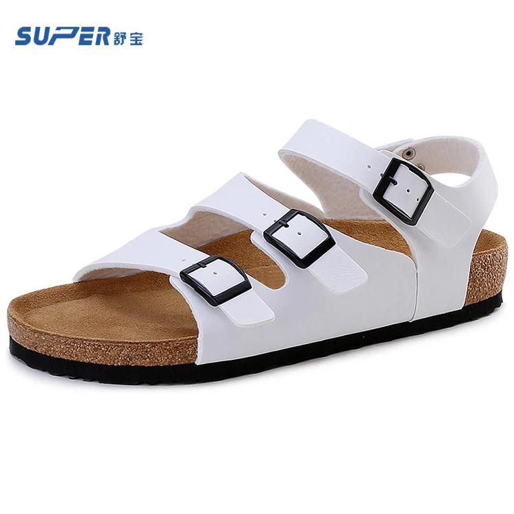 
Fashion Summer Brown Black Flat Pu Sandals Men For Sale <span style=