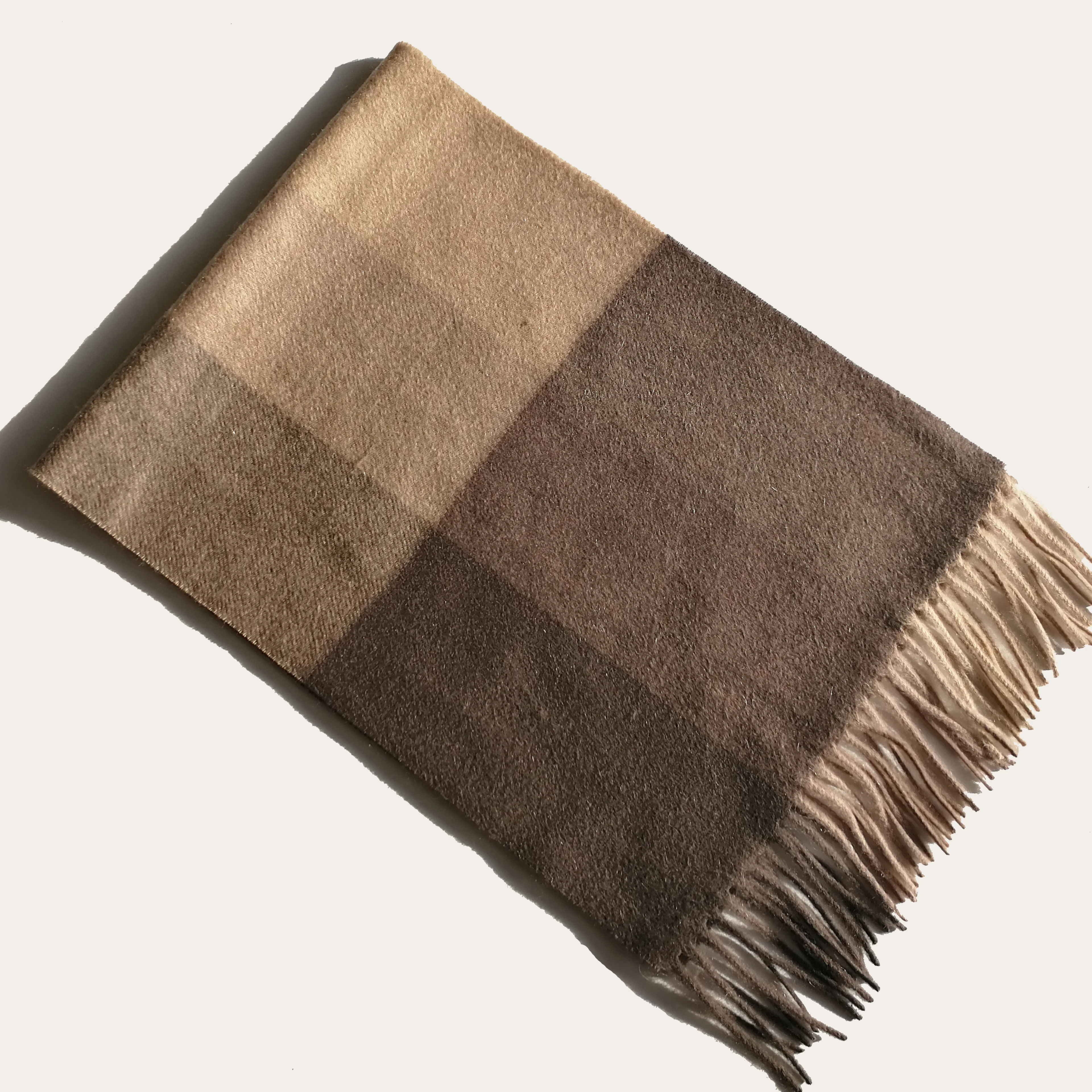 
wholesale winter inner mongolian check custom mens scottish cashmere scarf 