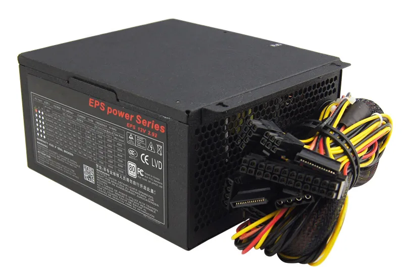 Блок питания APFC 100-240VAC EPS 12V VER 2 92 500W/600W/700W/800W/900W для ПК/настольного