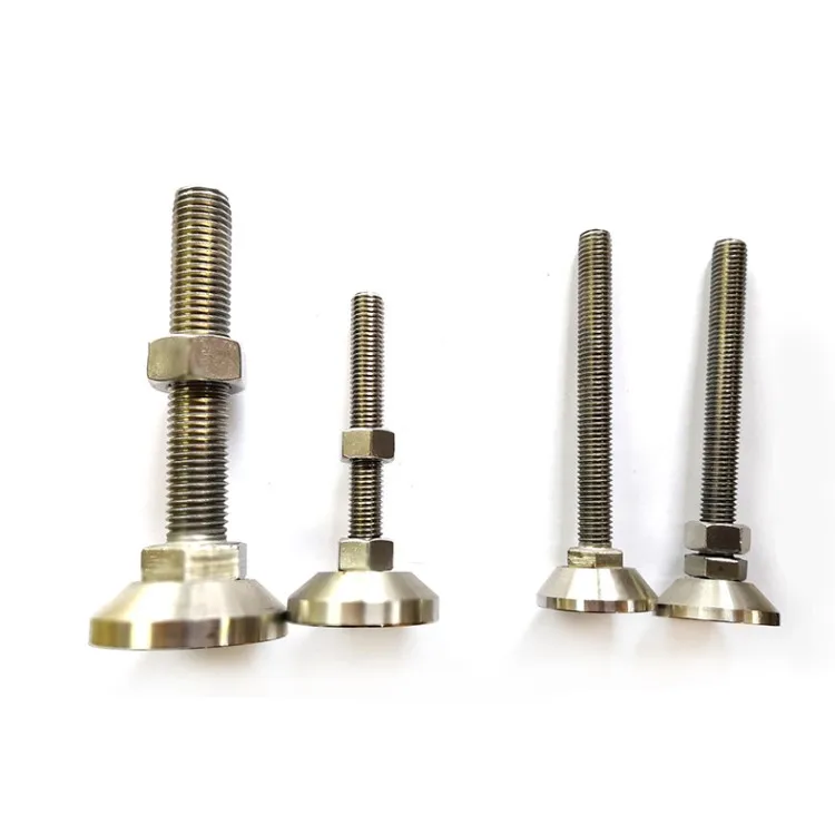 Swivel Adjustable Leg Leveler Feet Carbon Steel Self Leveling Feet