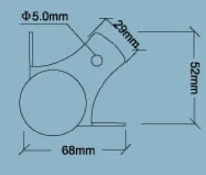 FS-3131 Air box tool box luggage hardware accessories ball corner