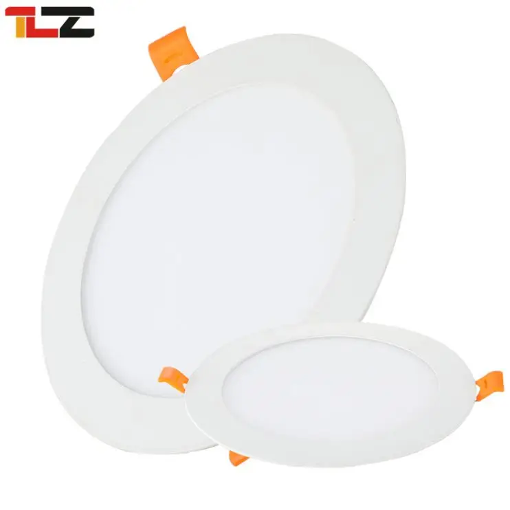 Ультра тонкий IP44 встроенный алюминия площади светодиодные панели 6 Вт