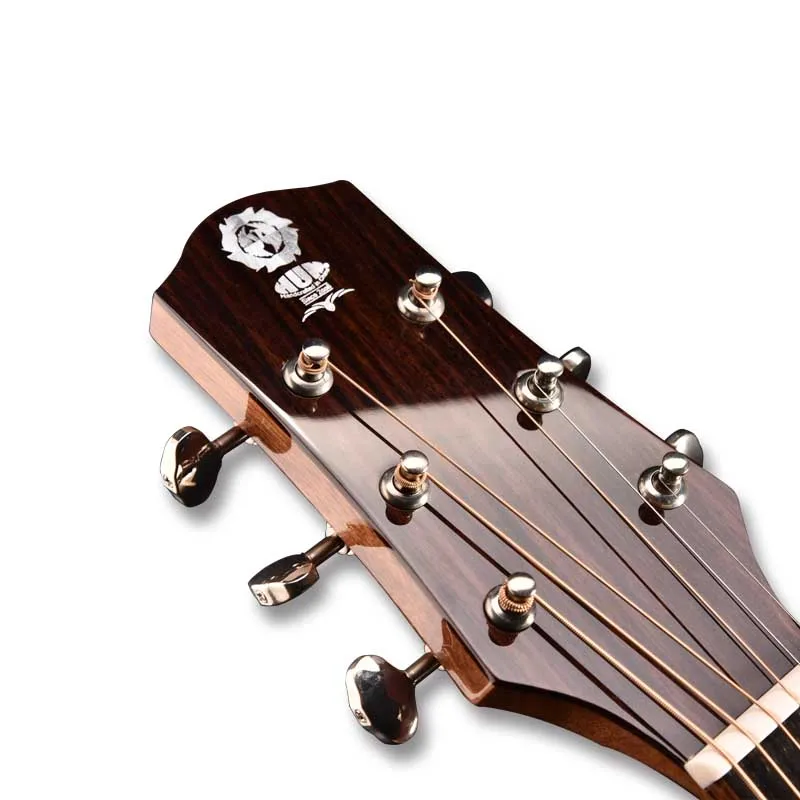 41 inch Dreadnought cutaway glossy finish bone nut solid wood guitar folk guitar&Custom Guitar&OEM guitar