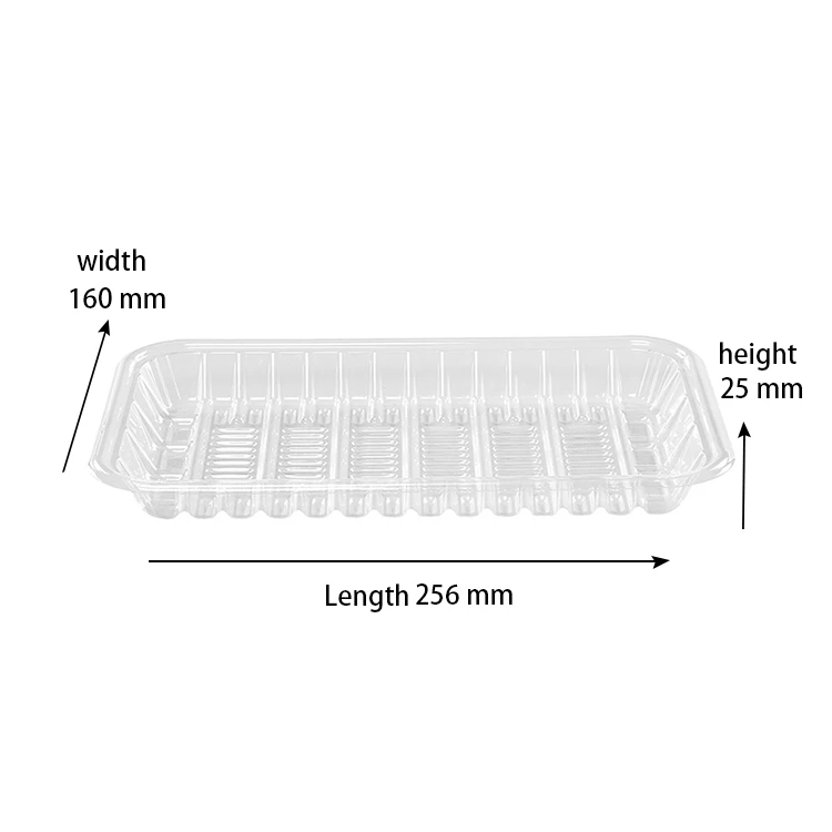 Лоток с фрикадельками печатных одноразовых пищевых лотков для замороженных товары