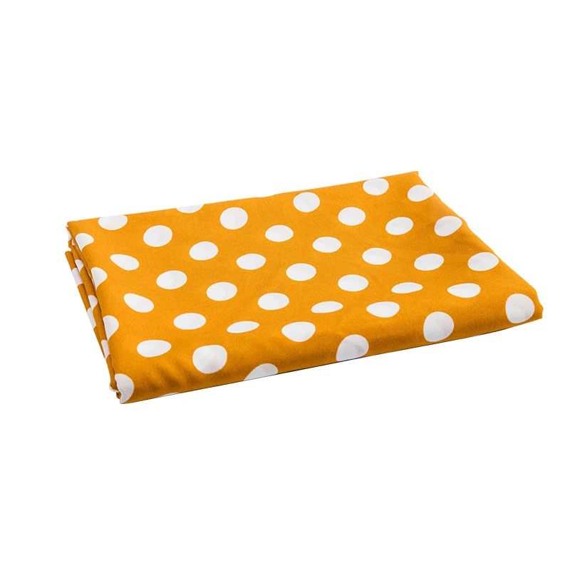 
Textile hot sale woven polyester luster polka dot chiffon fabric for cloth 