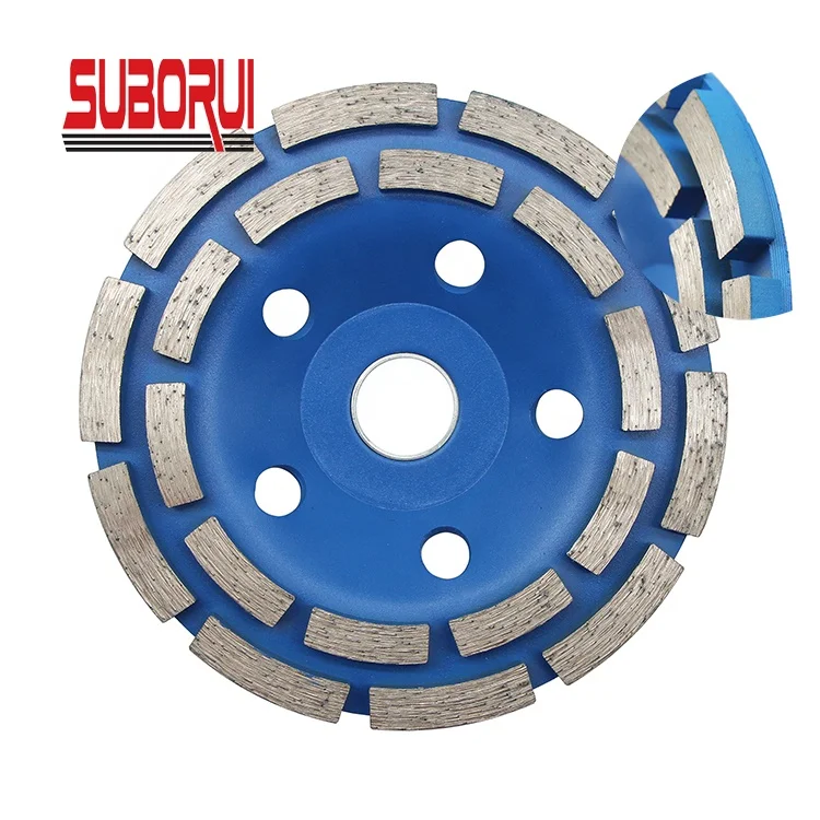 Double Row Diamond Grinding Cup Wheel for Concrete and Mortar