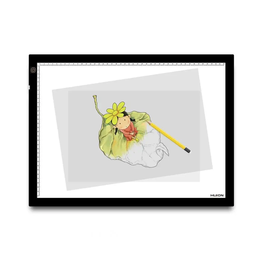 A3 приглушаемая яркость доска для рисования анимации липкий коврик для рисования Супер тонкая акриловая рамка для анимации светодиодный Лайтбокс
