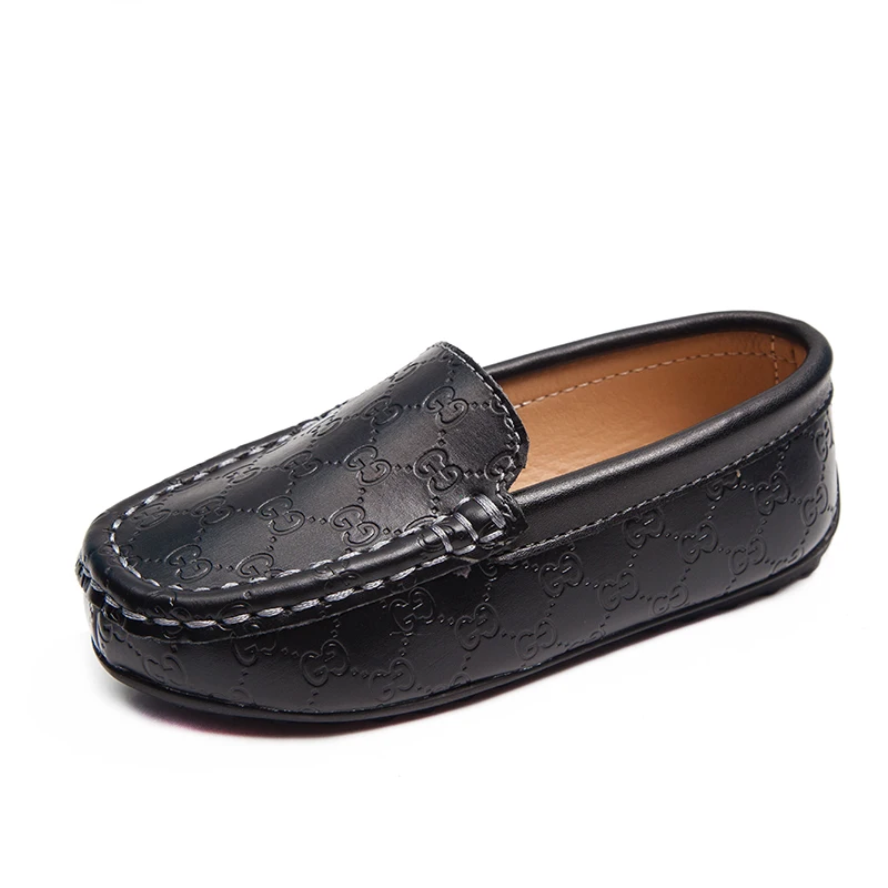 Оптовая продажа, Изысканные детские лоферы, Удобный Повседневный кожаный верх