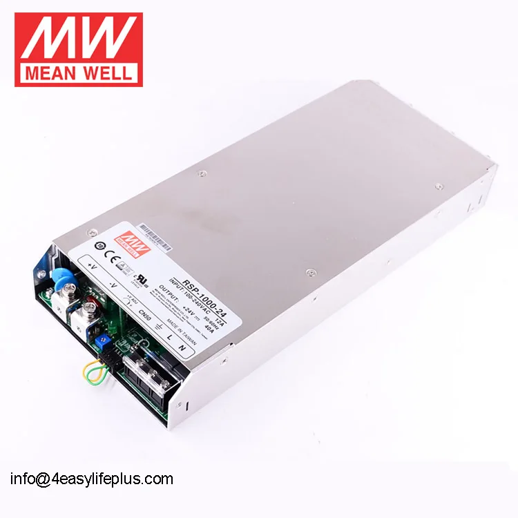 MeanWell RSP-1000-27 1000W 27V 37A single output enclosed type AC-DC with active PFC function PV power supply