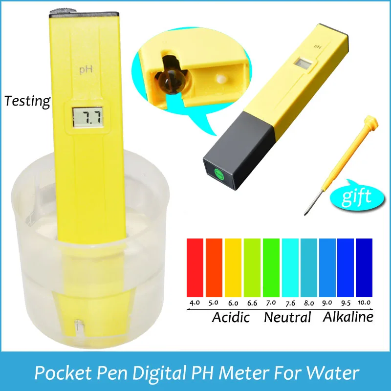 Aquarium Pool Water Laboratory Pen Water PH Meter Digital Tester PH-009 IA 0.0-14.0pH