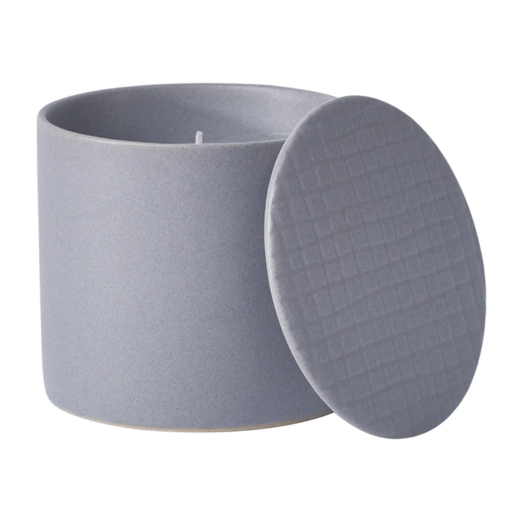 Цилиндр Свадебные украшения элегантность прекрасный подарок пункт матовые керамические банки для свечей с крышками