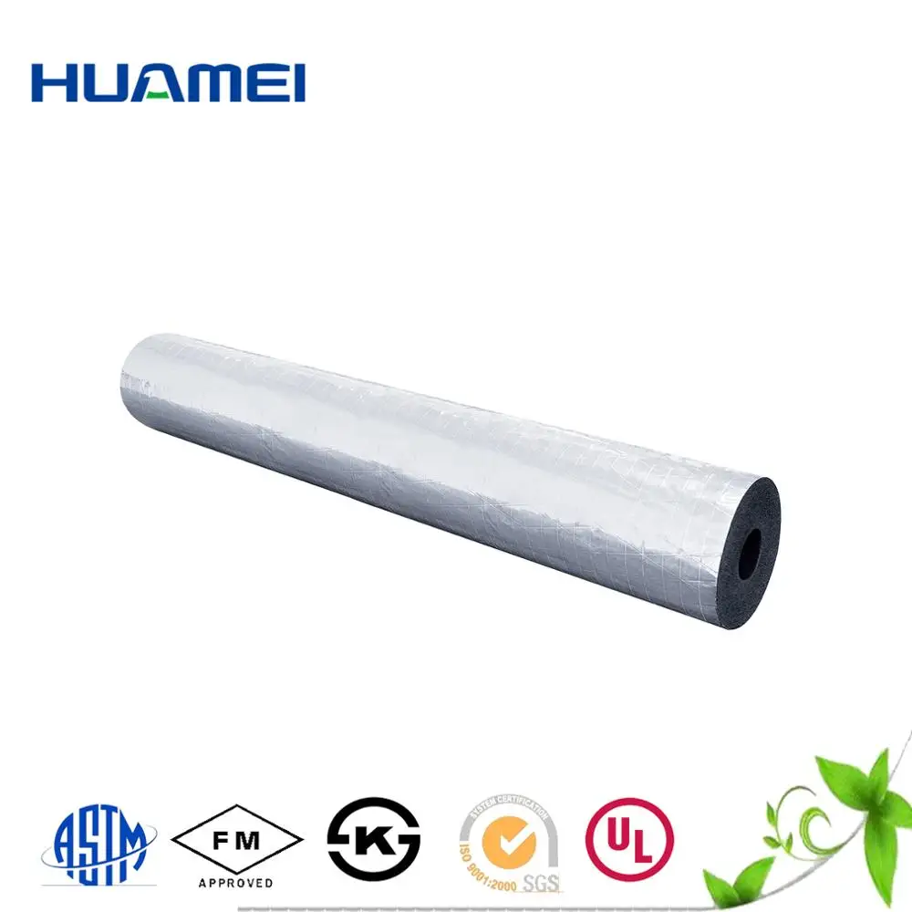 
Nbr Insulation Closed Cell Rubber Foam Pipe With Blue Color 