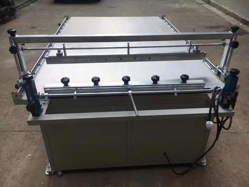 
big Glass Manual screen printing machine with vacuum 